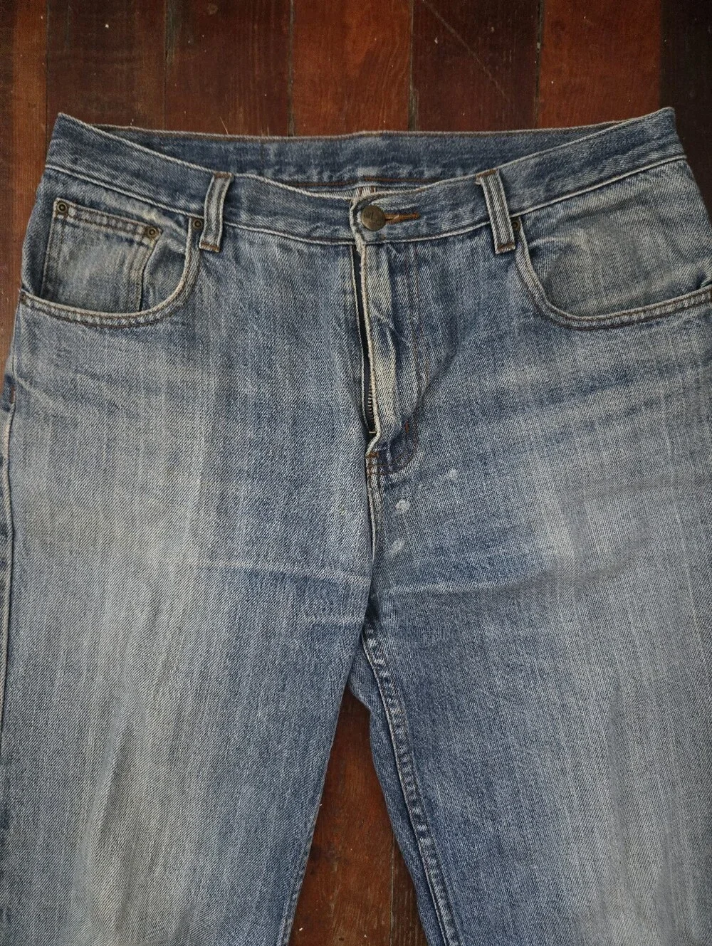 Vintage 57 Leo Medium Wash Straight Leg Jeans Size 33